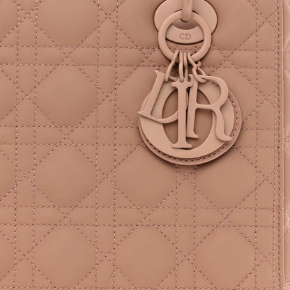 Christian Dior Ultra Matte Calfskin Cannage Medium Lady Dior Beige 8 of 12