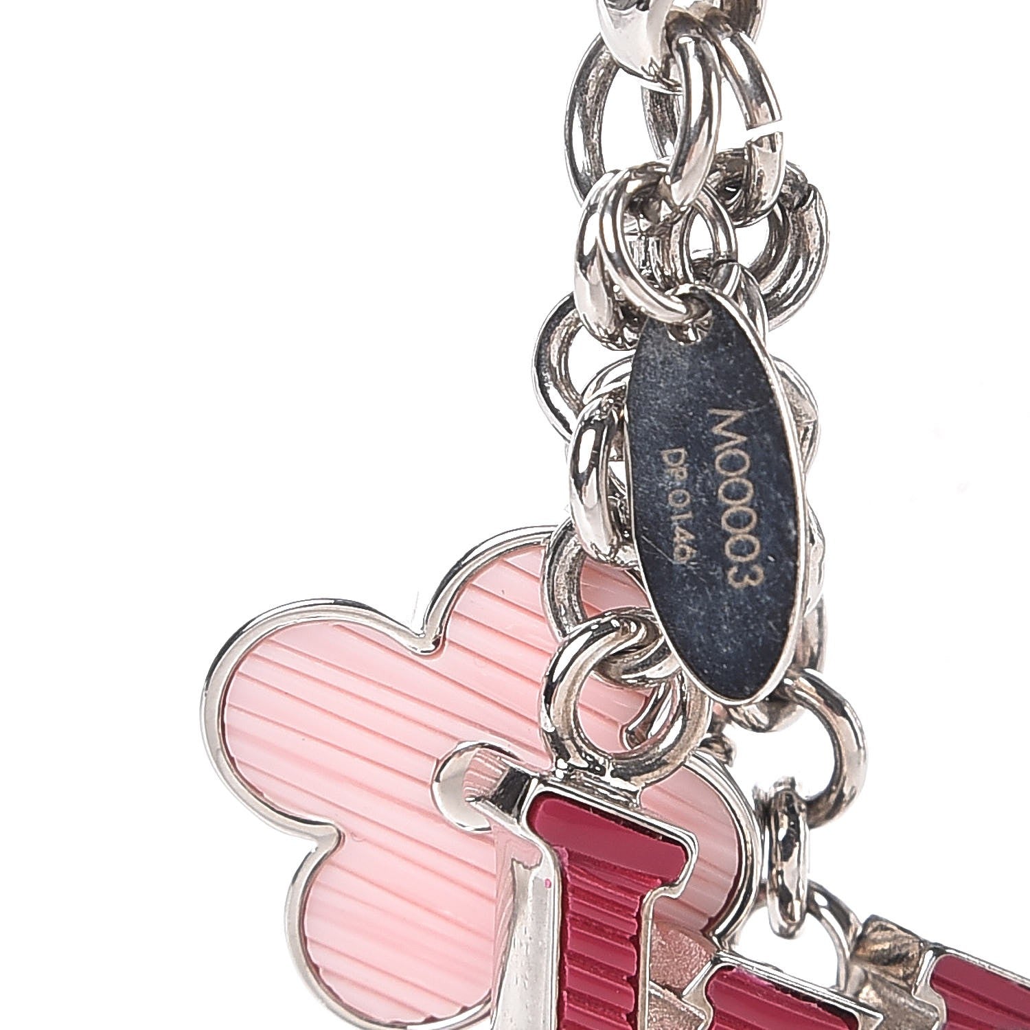 Louis Vuitton Fleur d'Epi Bag Charm BB Pink 3 of 3