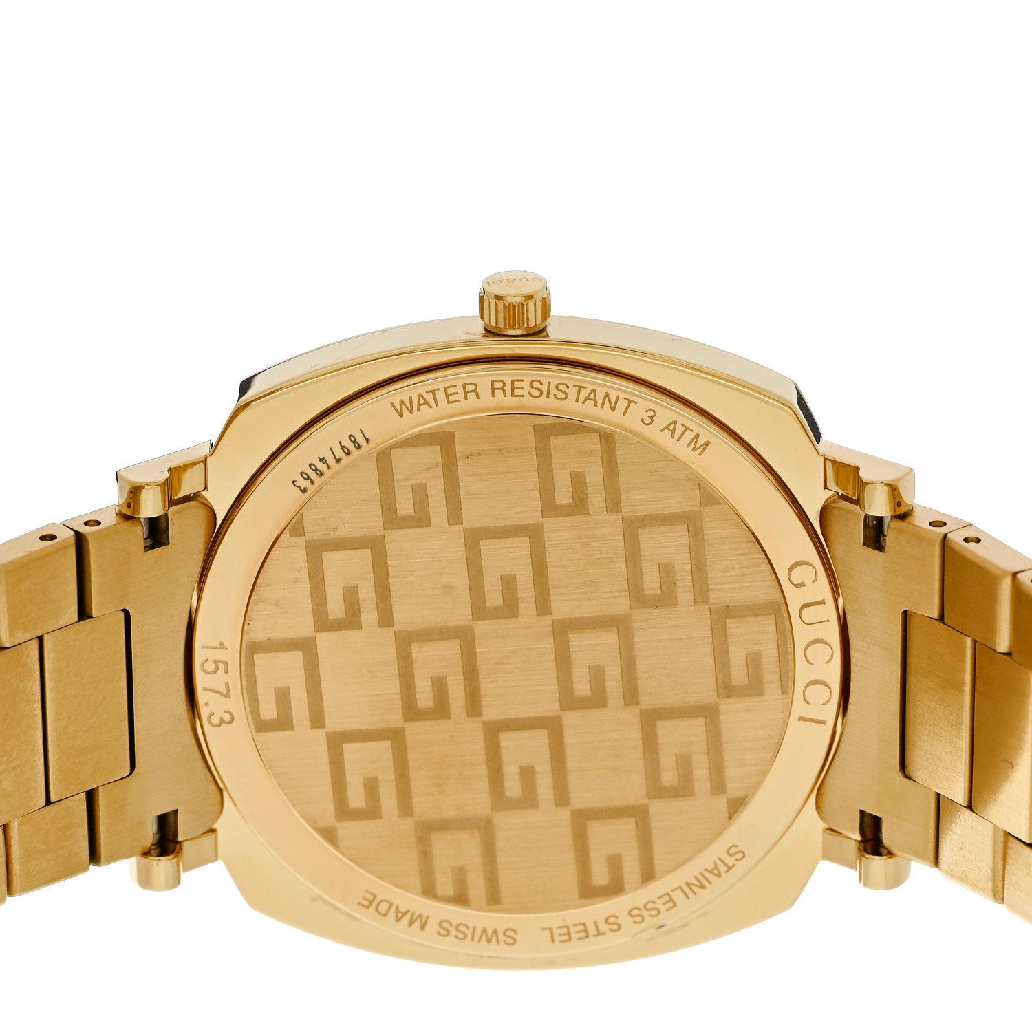 Gucci Stainless Steel 38mm Grip Quartz Watch Gold 4 of 5