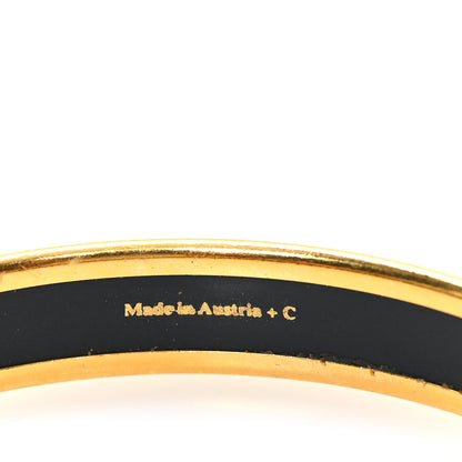 Hermes Enamel Printed Narrow Sun Moon Stars Bracelet 70 5 of 5