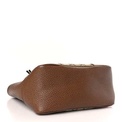 Gucci Monogram Small Bree Tote Beige Tabacco 4 of 9