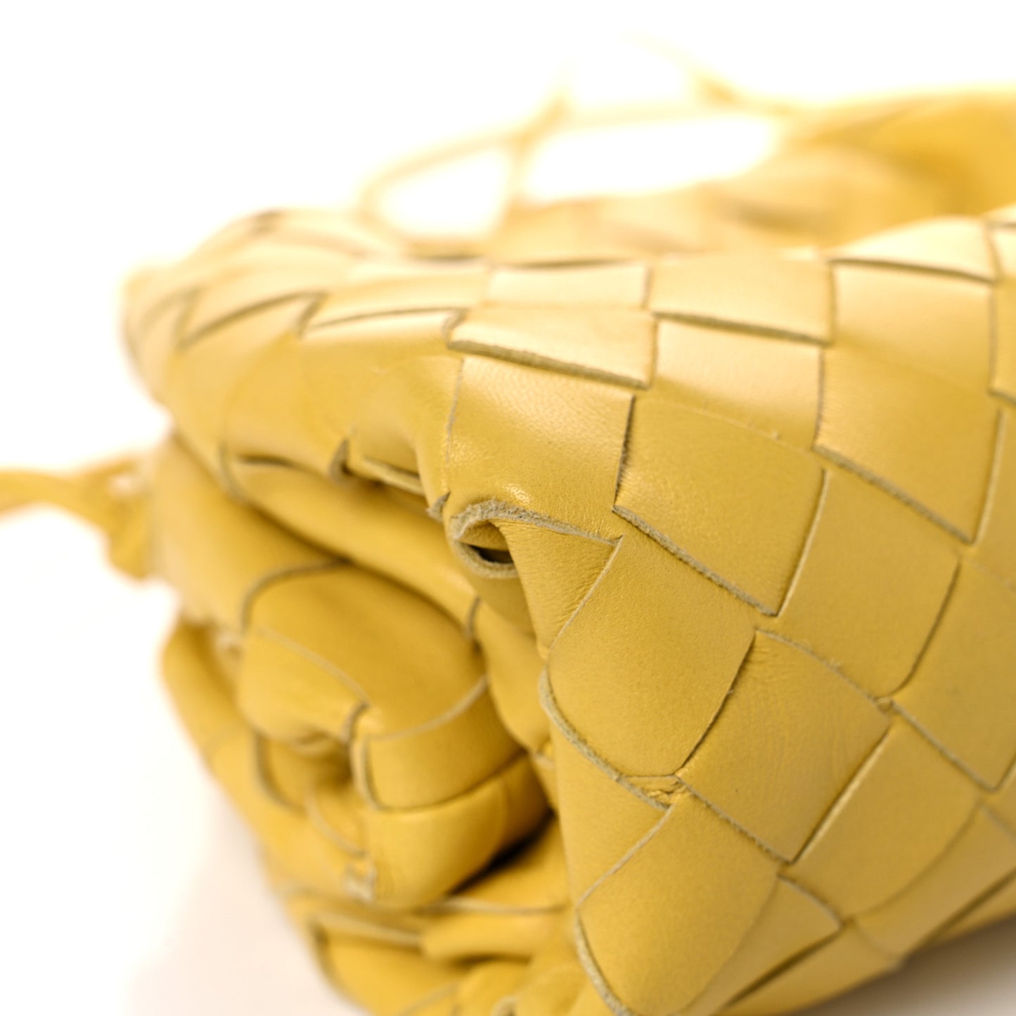 Nappa Intrecciato The Mini Pouch Buttercup