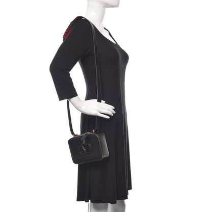 Valentino Garavani Smooth Calfskin Micro VSling Shoulder Bag Black 3 of 10