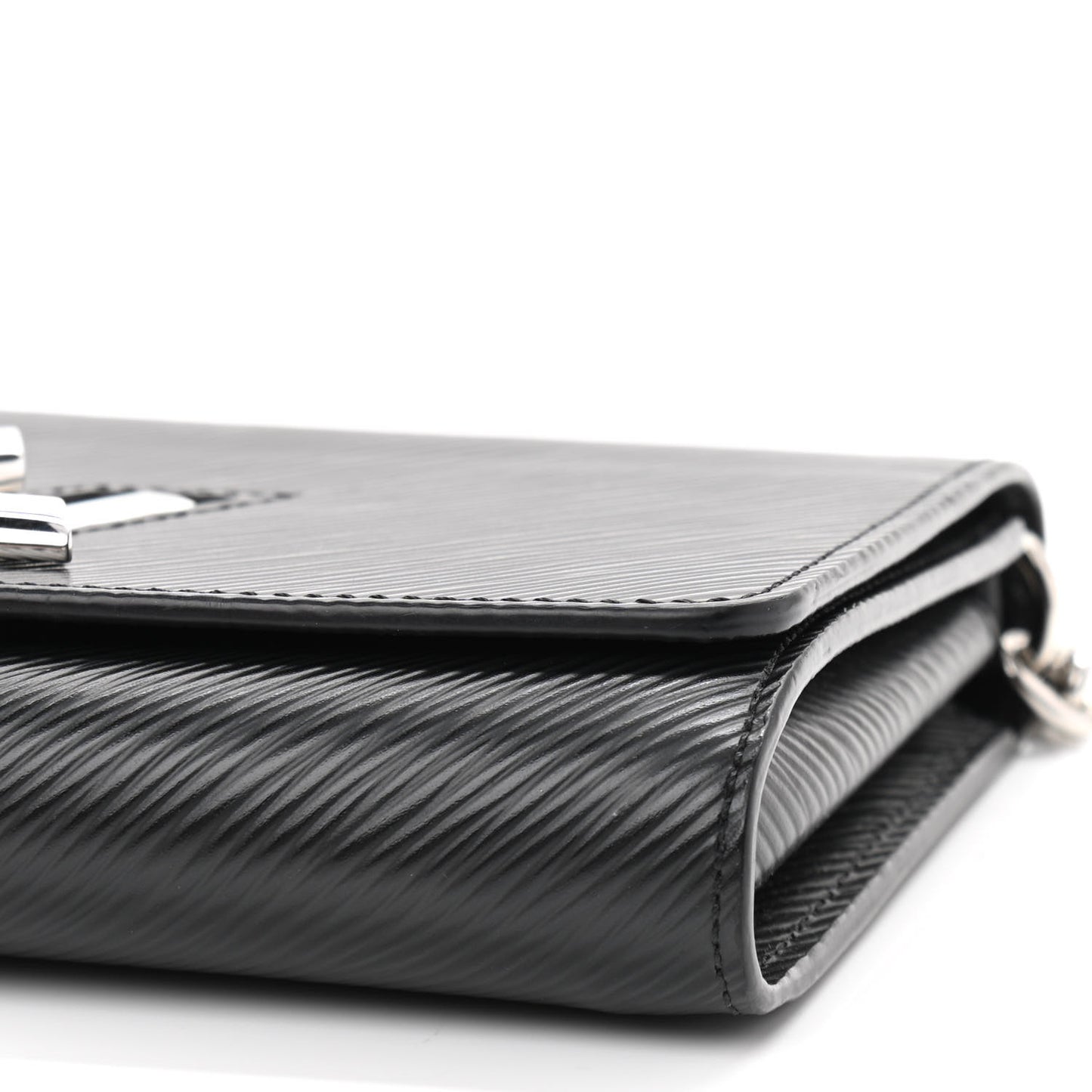 Epi Twist Chain Wallet Black