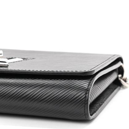 Louis Vuitton Epi Twist Chain Wallet Black 10 of 11