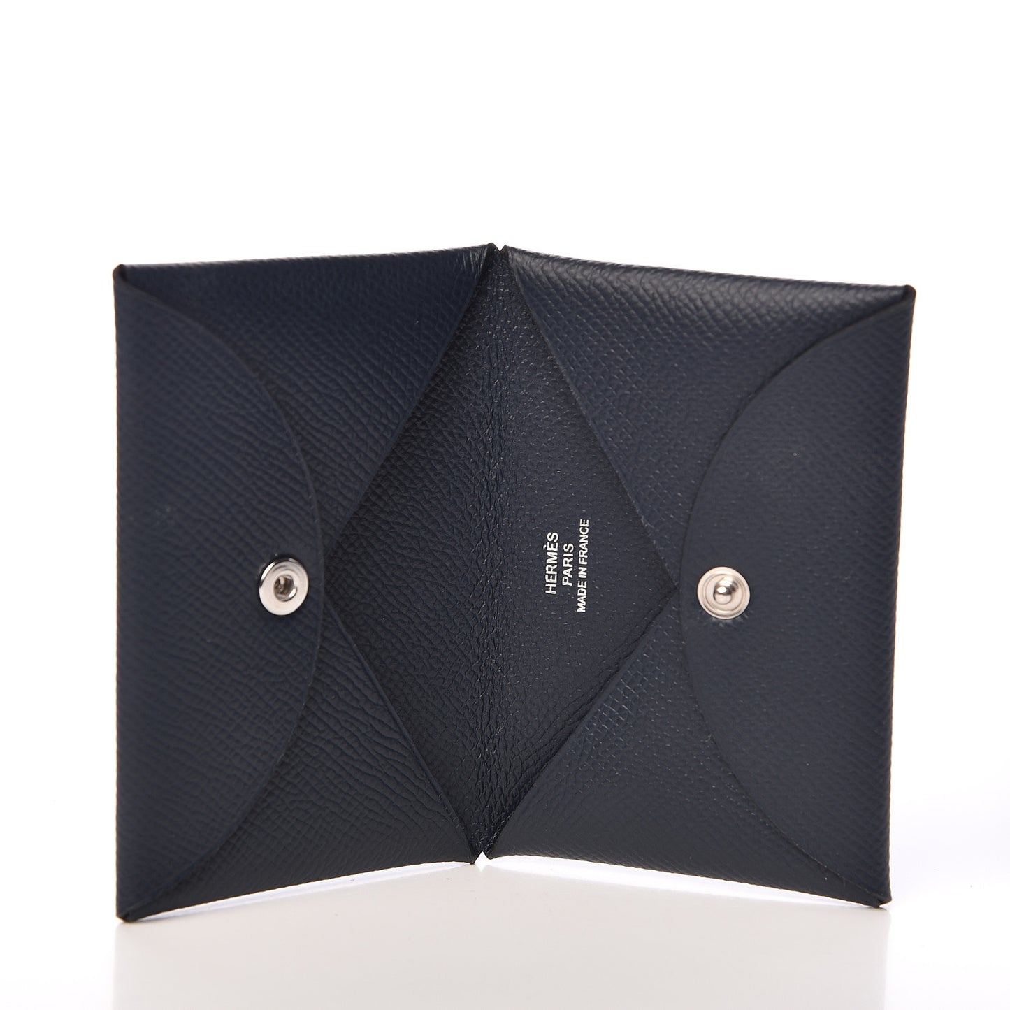 Epsom Calvi Card Case Bleu Nuit
