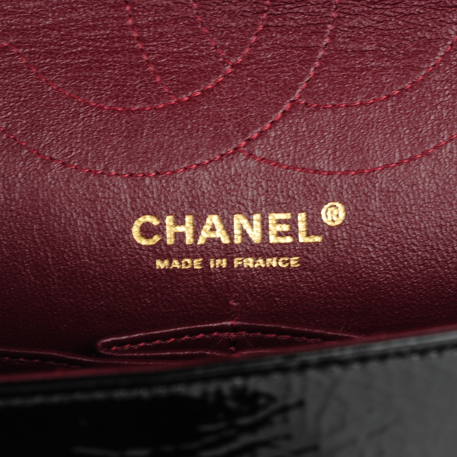Chanel Crackled Patent Calfskin Puzzle 2.55 Reissue 226 Flap Black 6 of 8