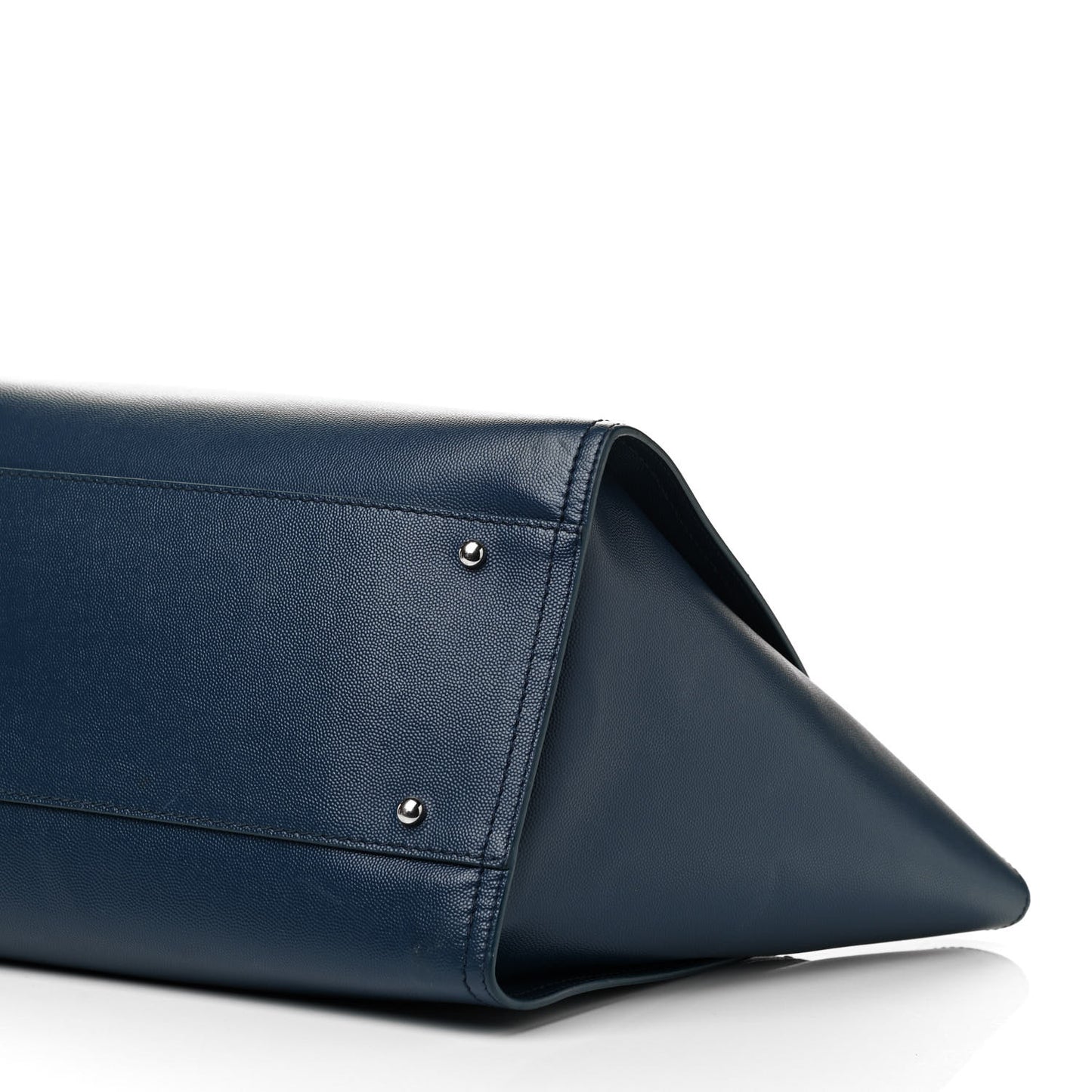 Caviar Medium Studded Deauville Tote Blue