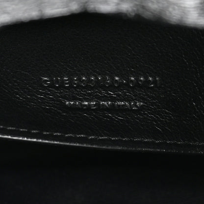 Saint Laurent Crinkled Lambskin Matelasse Monogram Baby Niki Chain Satchel Black 7 of 11