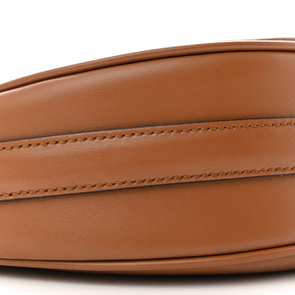 Prada Soft Calfskin Arque Shoulder Bag Cognac 9 of 11