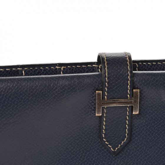 Epsom Bearn Gusset Wallet Bleu Saphir