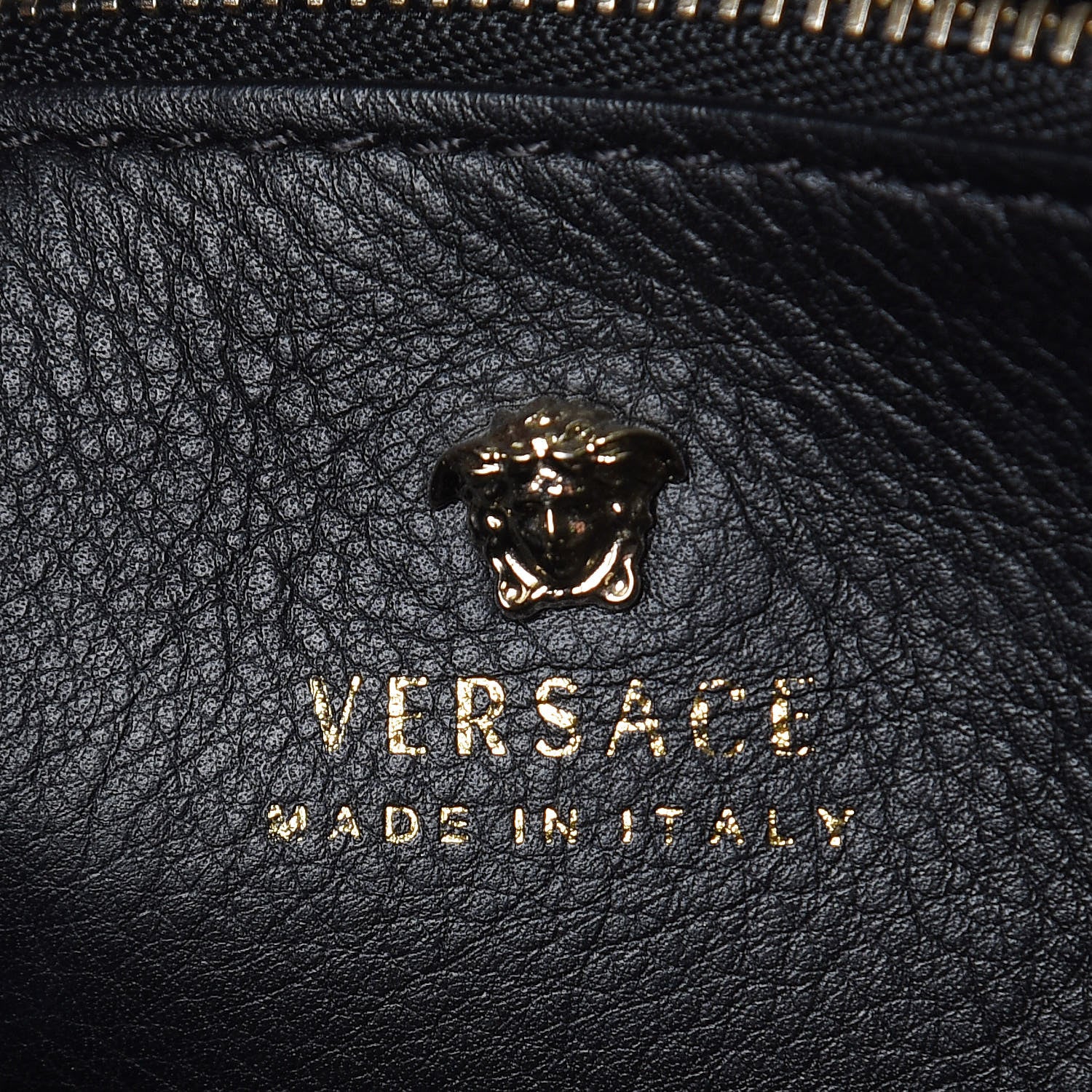 Versace Calfskin Medium Palazzo Empire Bag Black 5 of 8