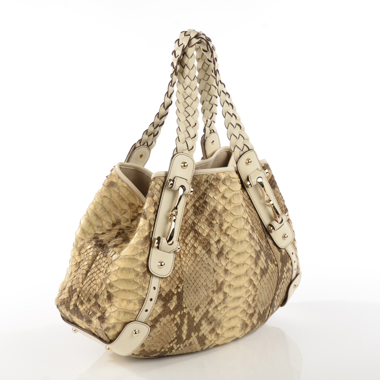 Gucci Python Medium Pelham Tote 3 of 7
