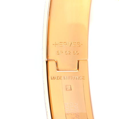Hermes Enamel Narrow Clic Clac H Bracelet PM Black 4 of 4