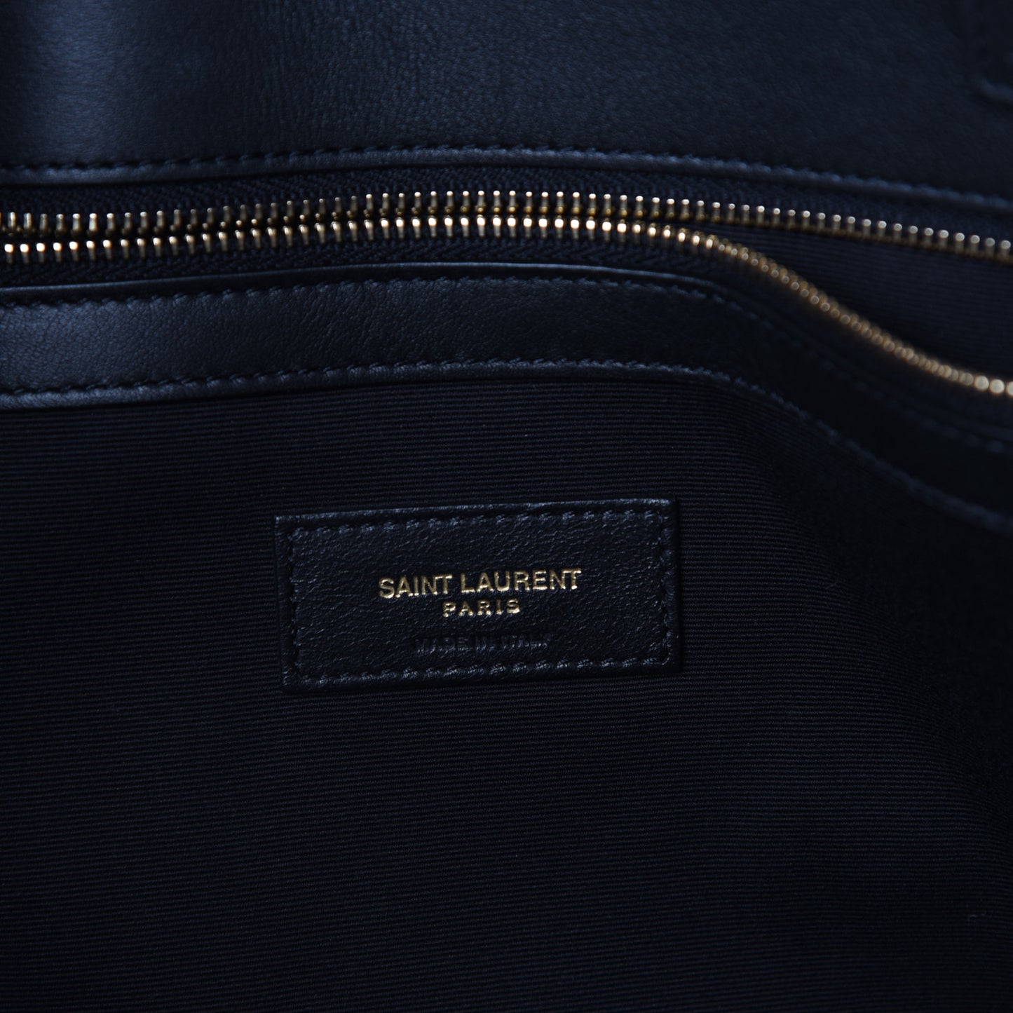 Calfskin Large Manhattan Shopper Tote Black