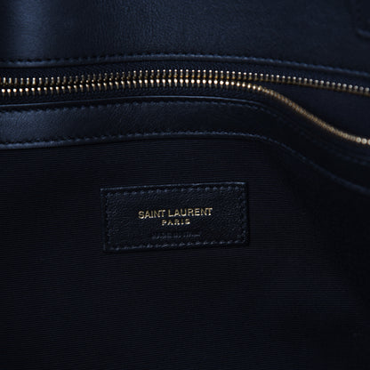 Saint Laurent Calfskin Large Manhattan Shopper Tote Black 7 of 10