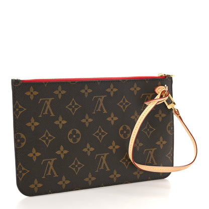 Louis Vuitton Monogram Neverfull MM GM Pochette Cherry 3 of 8