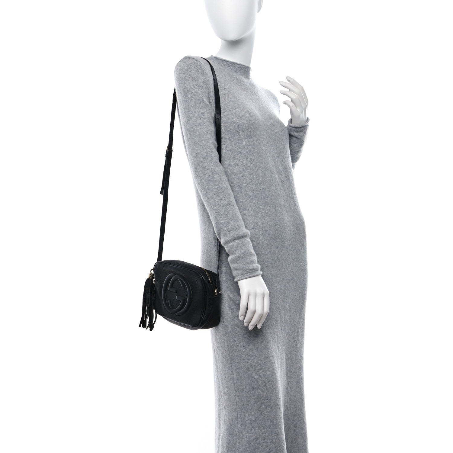 Gucci Pebbled Calfskin Small Soho Disco Bag Black 2 of 15