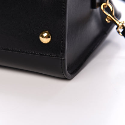 Saint Laurent Calfskin Baby Monogram Cabas Black 10 of 11