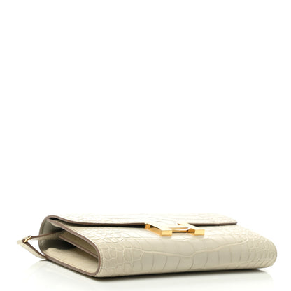 Hermes Matte Alligator Constance Long To Go Wallet Beton 4 of 7