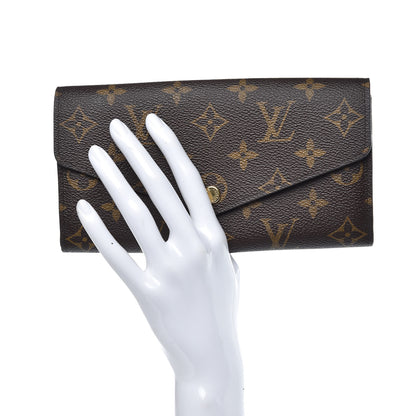 Louis Vuitton Monogram Sarah Wallet NM Rose Ballerine 2 of 7