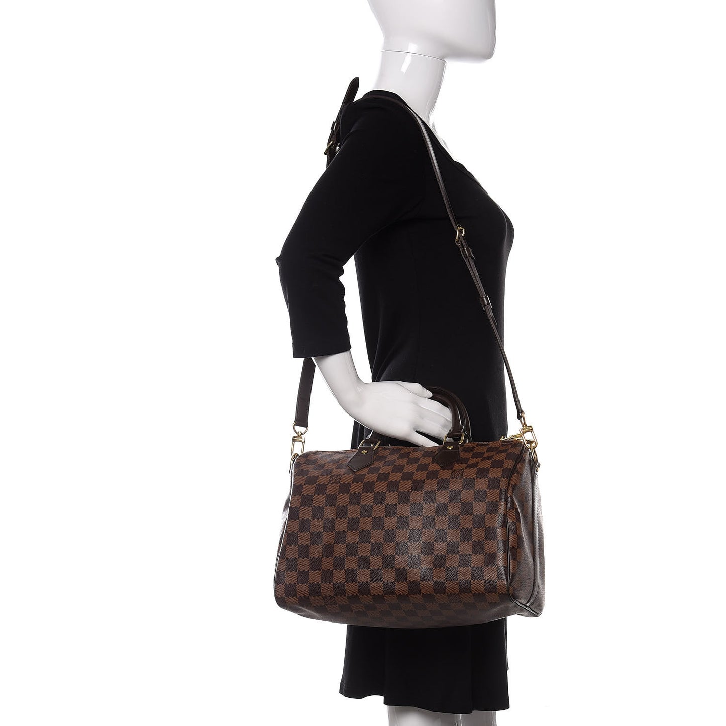 Damier Ebene Speedy Bandouliere 30