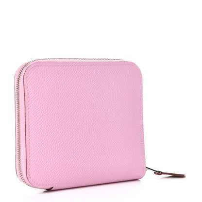 Hermes Epsom Silk'in Compact Wallet Mauve Sylvestre 3 of 8