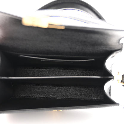 Saint Laurent Grain de Poudre Mini Classic Monogram Cassandra Top Handle Black 5 of 10