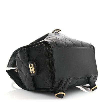 Chanel Caviar Quilted Medium Chanel 25 Backpack Black 4 of 10