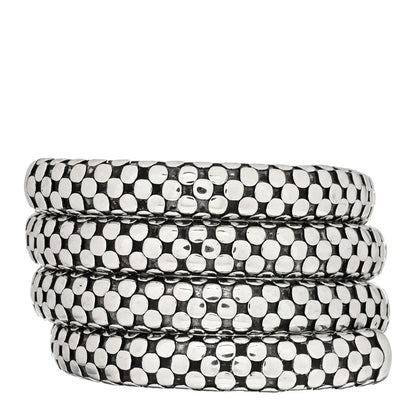 John Hardy Sterling Silver Dot Triple Coil Bracelet 2 of 3