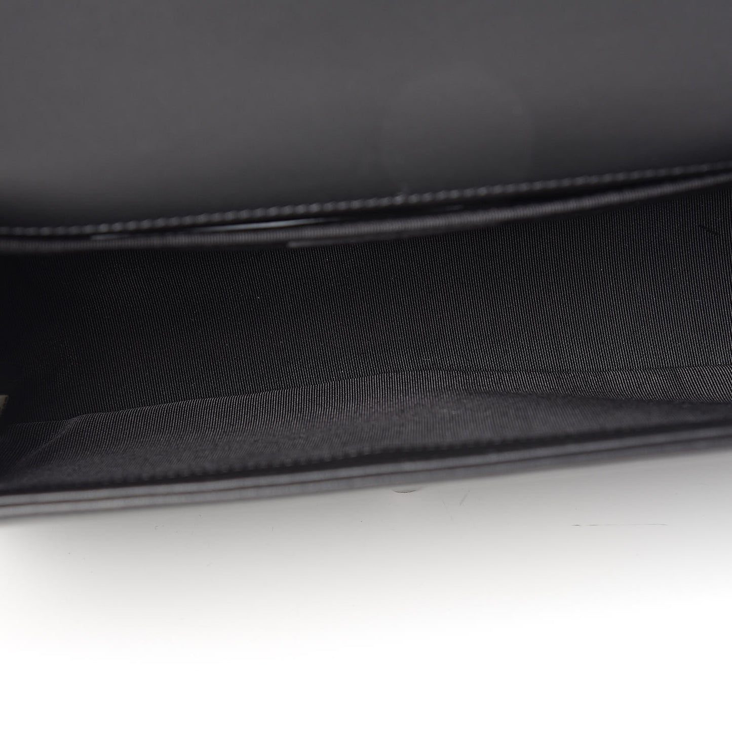 Calfskin Quilted Medium Boy Flap Black