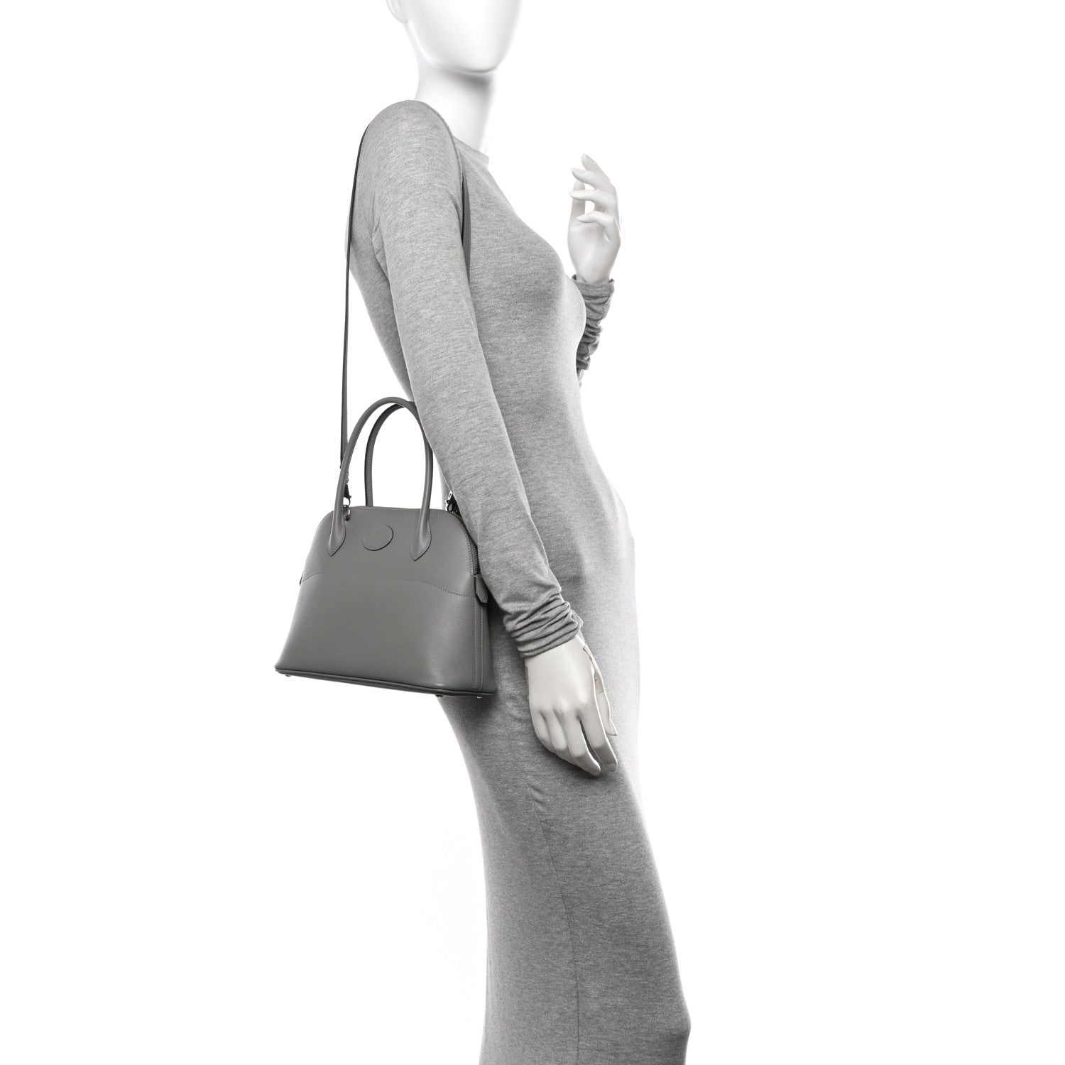 Hermes Epsom Bolide 27 Gris Mouette 2 of 10