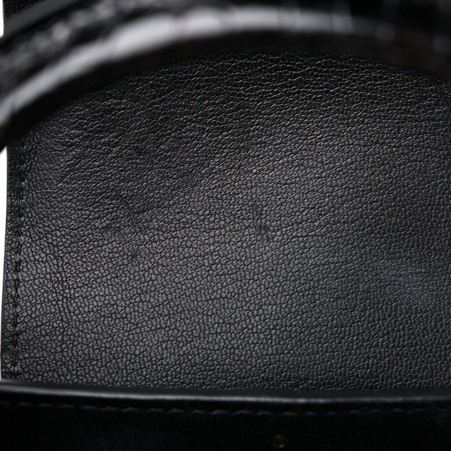 Louis Vuitton Crocodile Mini Capucines Black 9 of 11