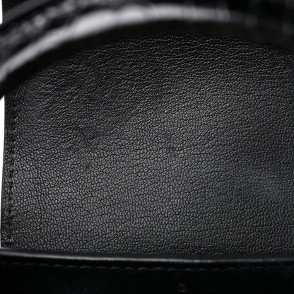 Louis Vuitton Crocodile Mini Capucines Black 9 of 11