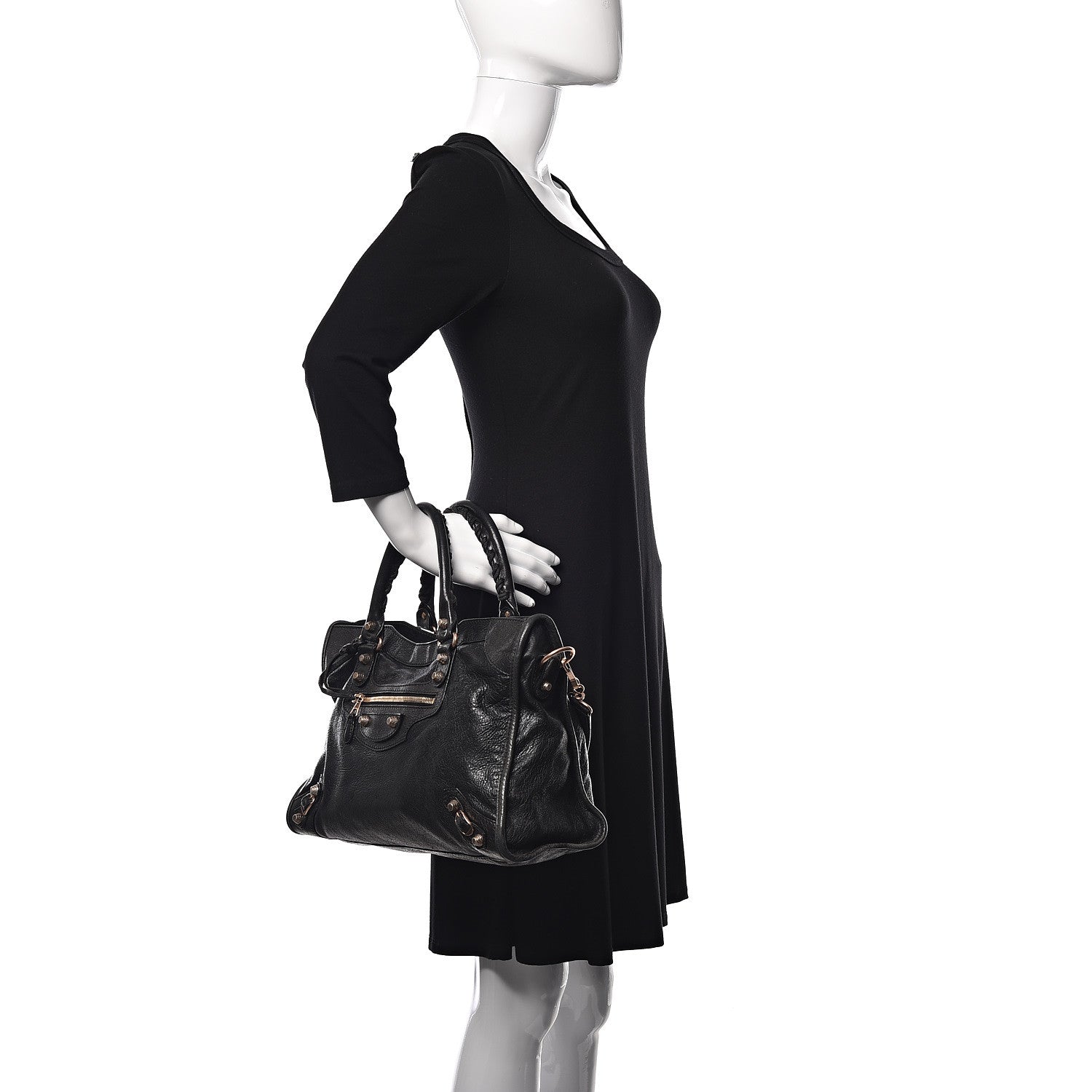 Balenciaga Agneau Giant 12 Rose Gold Hardware City Black 3 of 14