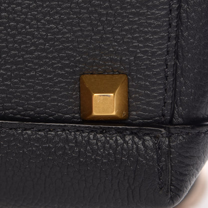 MCM Grained Calfskin Large Milla Tote Phantom Grey 12 of 14