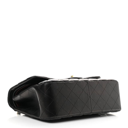 Chanel Lambskin Quilted Jumbo Double Flap Black 4 of 10