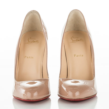 Christian Louboutin Patent Simple 100 Pumps 41.5 Nude 2 of 7