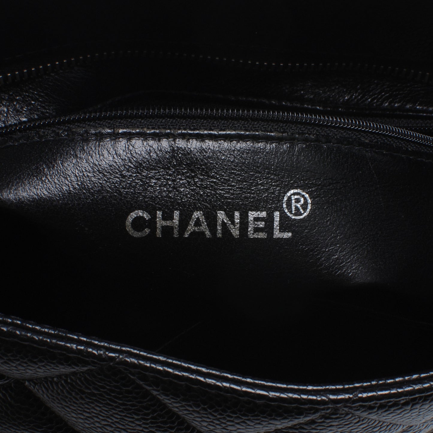 Caviar Medallion Tote Black