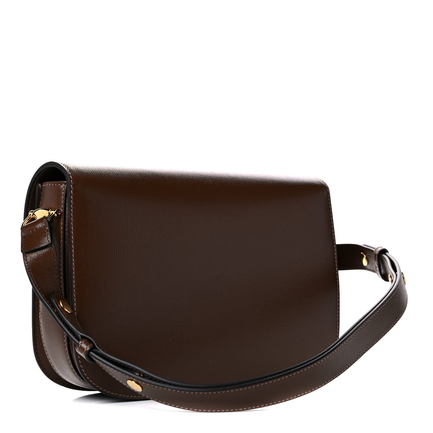 Gucci Azalea Calfskin Horsebit 1955 Shoulder Bag Brown Sugar 3 of 10