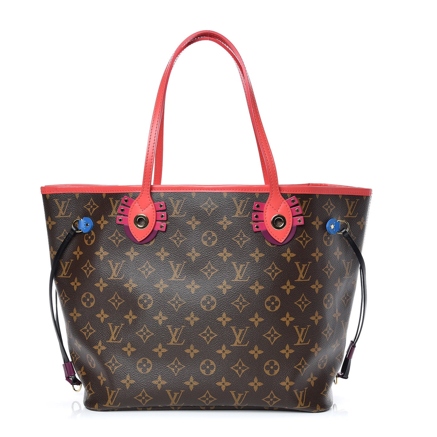 Monogram Totem Neo Neverfull MM Flamingo