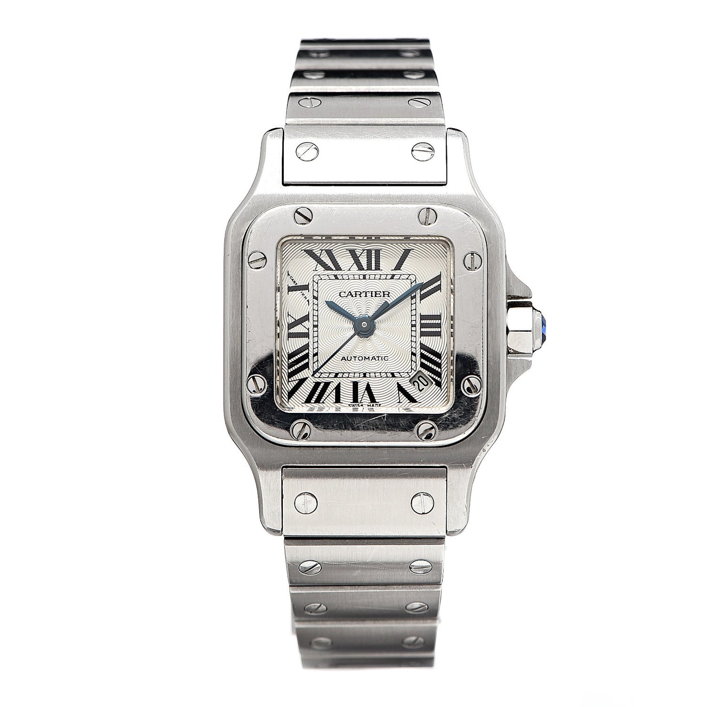 Stainless Steel 24mm Santos de Galbee Automatic Watch