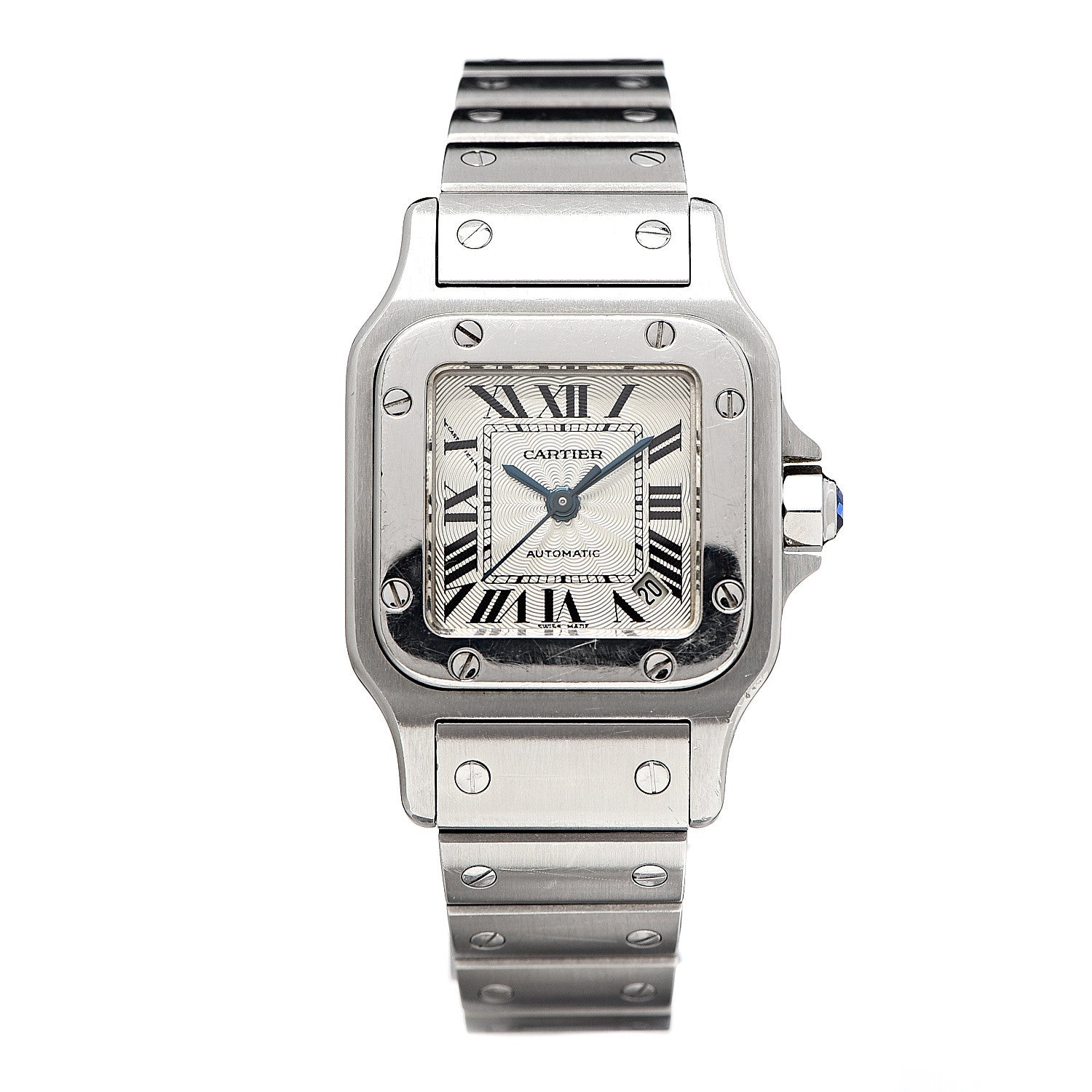 Cartier Stainless Steel 24mm Santos de Galbee Automatic Watch 1 of 5
