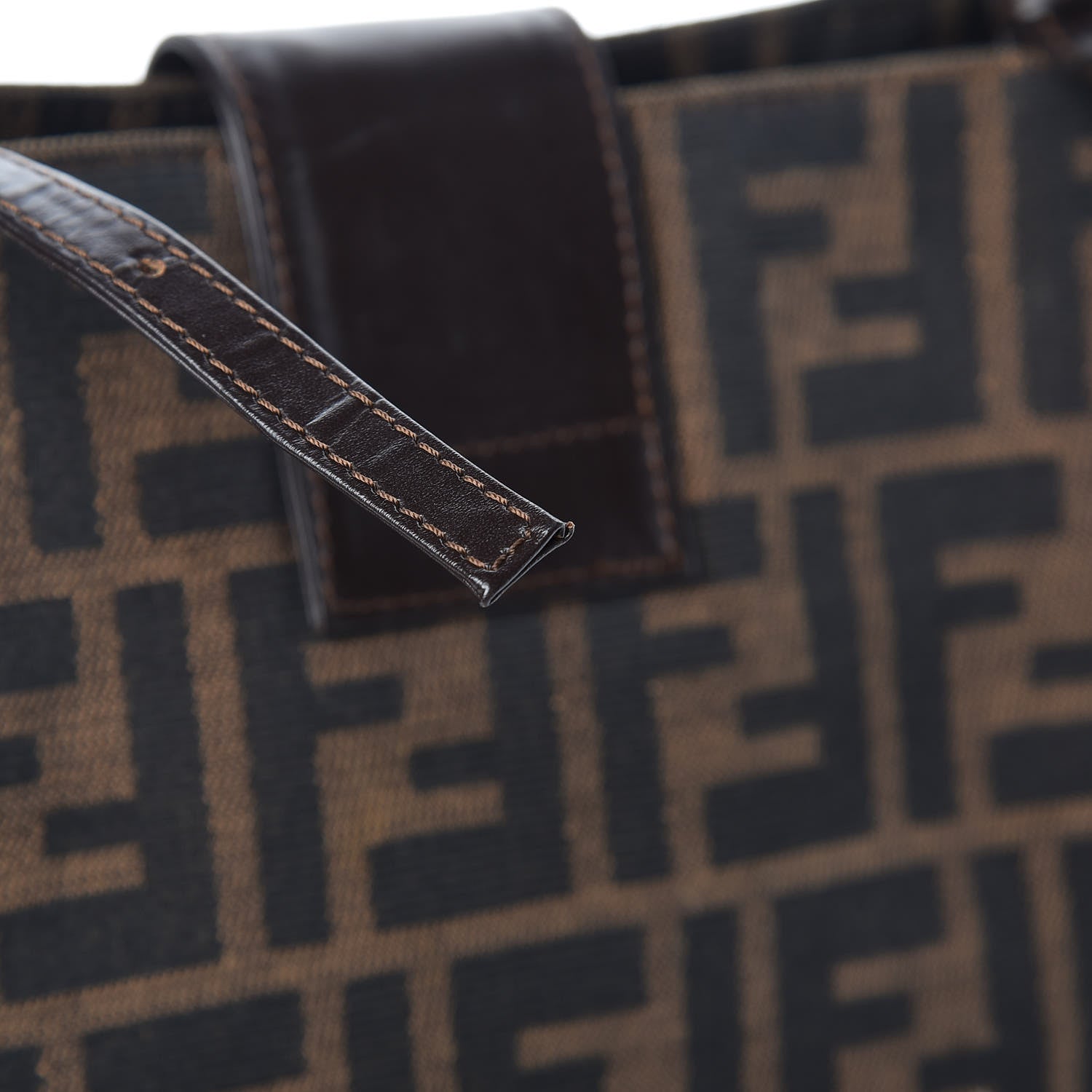 Fendi Zucca Tote Tobacco 10 of 13