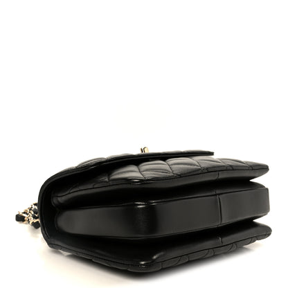 Chanel Lambskin Quilted Small Trendy CC Dual Handle Flap Bag Black 4 of 13