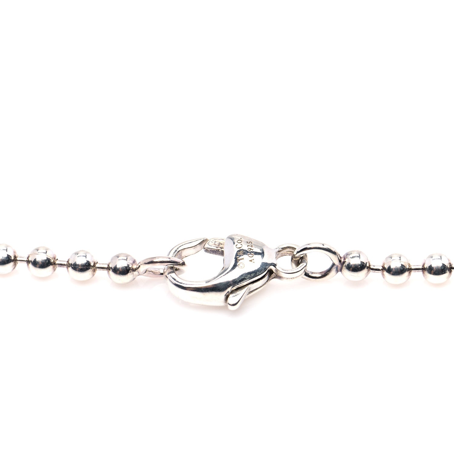 Tiffany Sterling Silver Long Return to Tiffany Heart Pendant Necklace 4 of 5