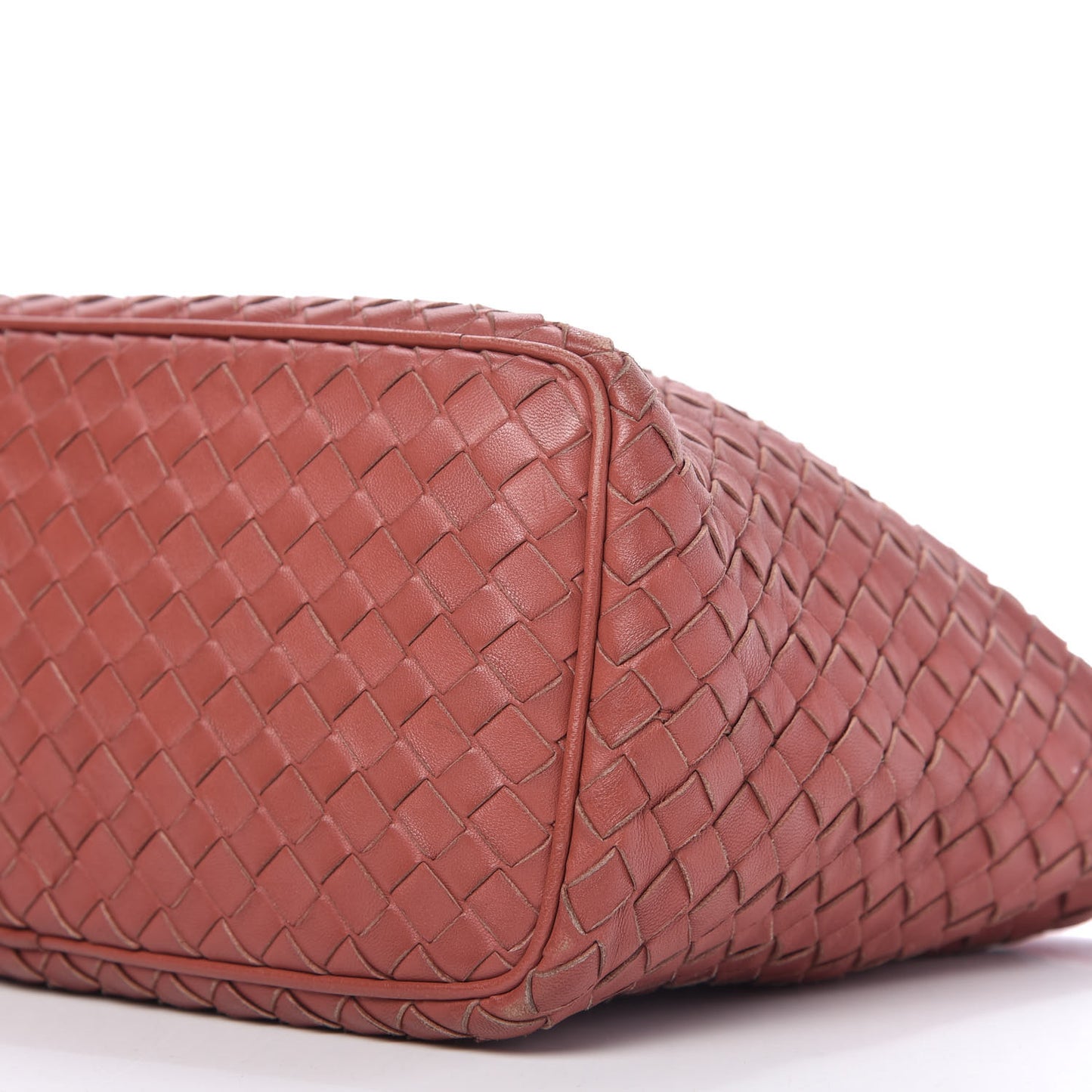 Nappa Intrecciato Small Shoulder Bag Brique