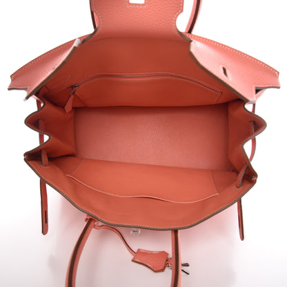 Hermes Togo Birkin 35 Crevette 8 of 36