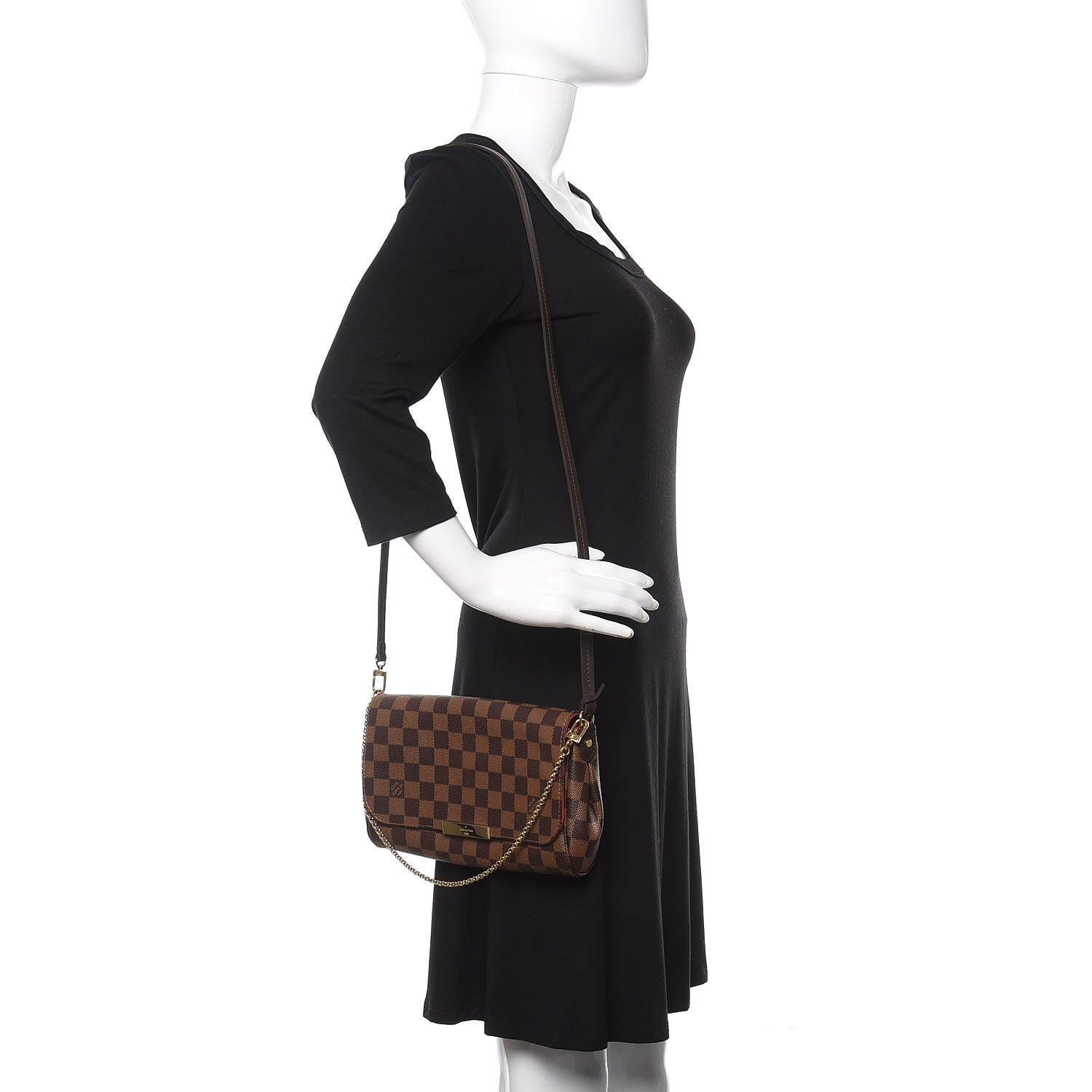 Louis Vuitton Damier Ebene Favorite MM 2 of 13