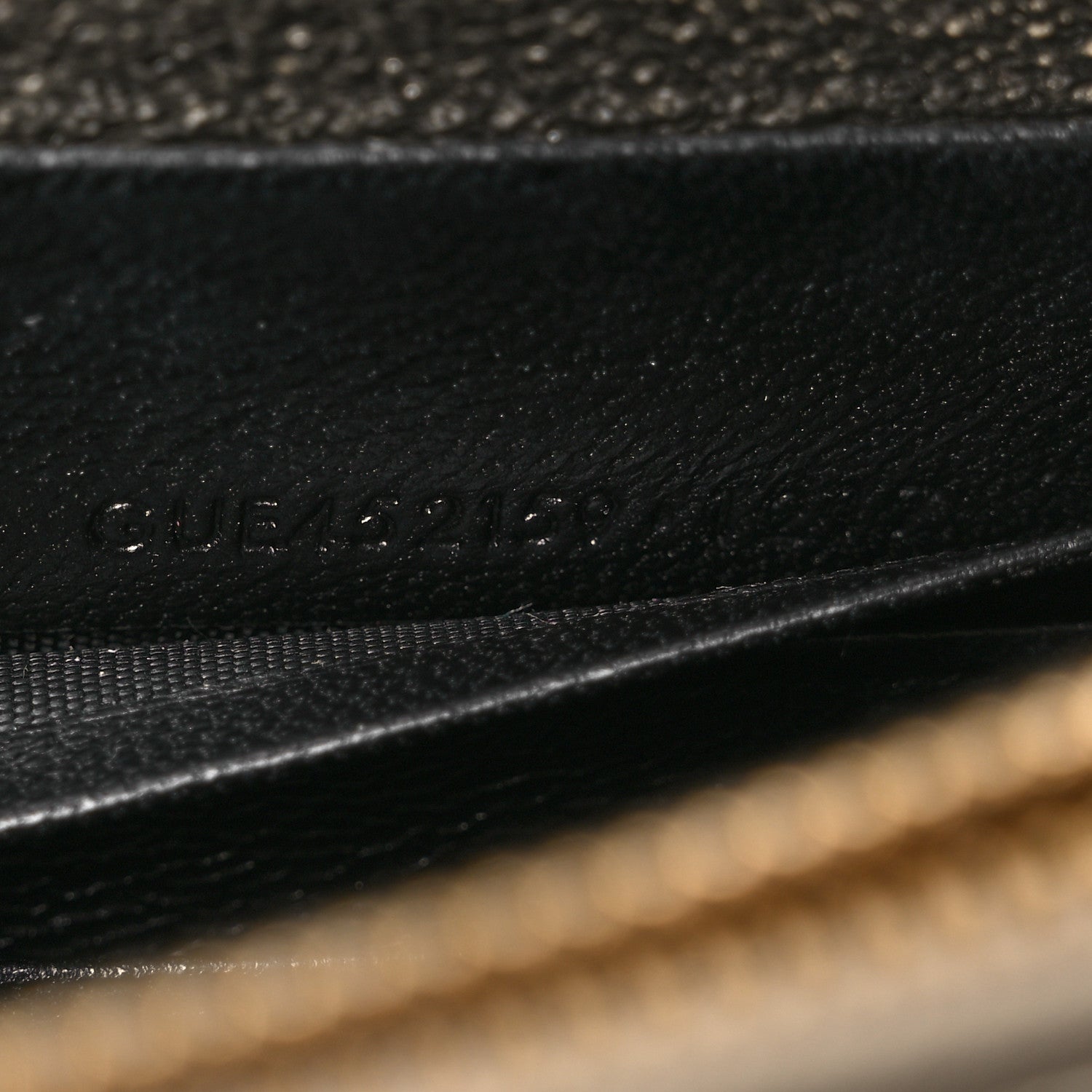 Saint Laurent Metallic Calfskin Classic Monogram Kate Tassel Chain Wallet Platine 8 of 14